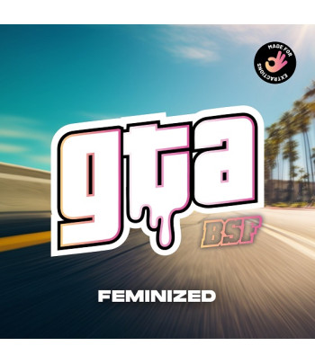 diseño grafico de la GTA feminizada de BSF seeds