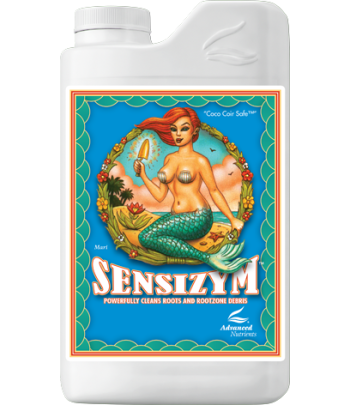 Bote de Sensizym, para una mayor descomposición de las raíces muertas.