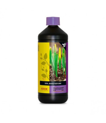Envase de 1L de fertilizante Soil Booster Universal.