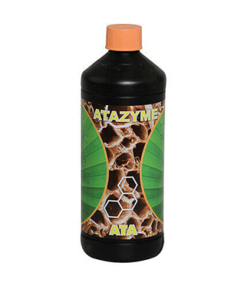 Envase de 1L de mejorador de suelo Atazyme.