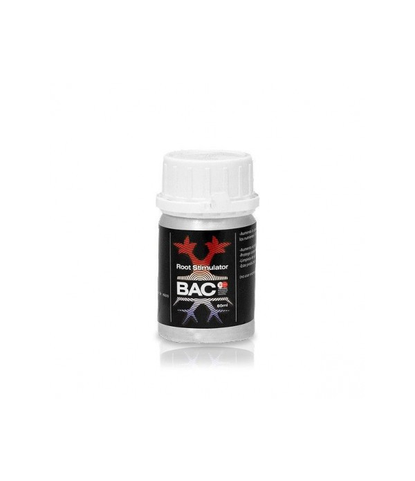 Bote pequeño de 60ml que contiene Root Stimulator.