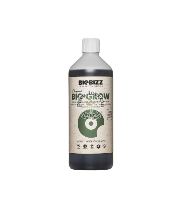 Botella con fertilizante Bio Grow, para la fase vegetativa.