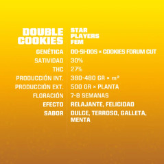 Genética de la Double Cookies de la marca BSF Seeds