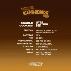 Características de la Double Cookies Feminizada de BSF Seeds
