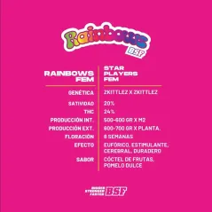 Características de Rainbows de BSF Seeds