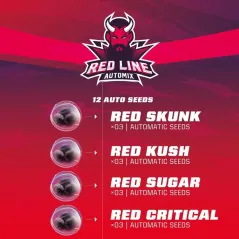 Características de Red Line Auto Mix de BSF Seeds