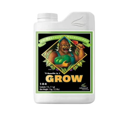 Bote de 1L Grow Ph Perfect, de Advanced Nutrients.