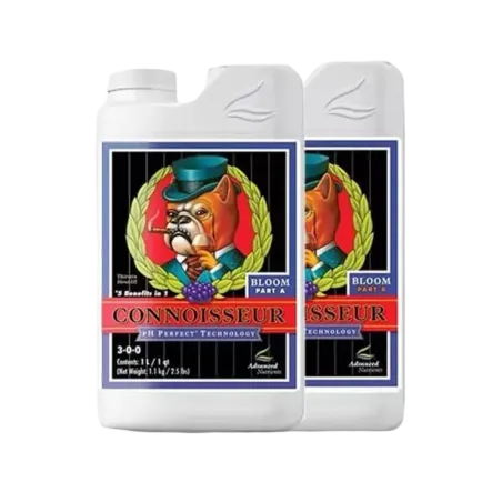 Conjunto de dos productos de Grow PH Perfect, parte A y parte B de Advanced Nutrients.