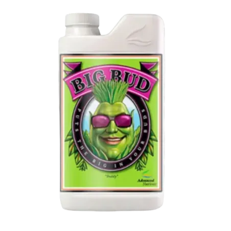 Envase de Big Bud Liquid de Advanced Nutrients.