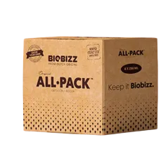 Caja de All Pack Indoor 250 ml de Biobizz.