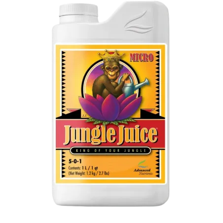 Envase de Jungle Juice Micro de Advanced Nutrients.