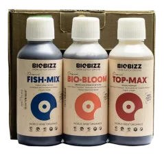 Conjunto de 3 fertilizantes Try Pack Outdoor de Biobizz.