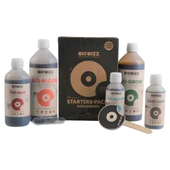 Pack de fertilizantes de Starter Pack de Biobizz.