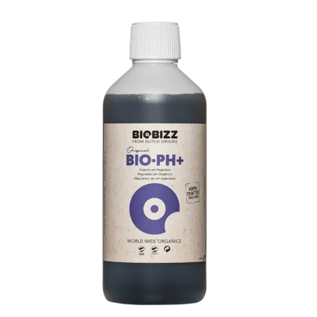 Botella de PH+ Regulator de Biobizz.