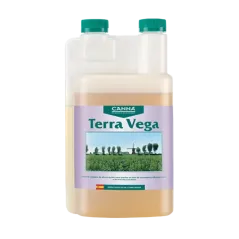 Envase de Terra Vega, para aportar nutrientes en fase vegetativa, de Canna.