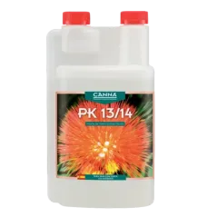 Envase de fertilizante PK 13-14 de Canna.