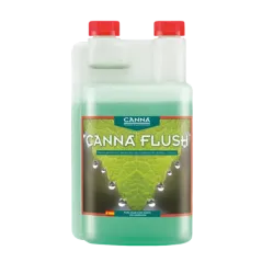 Bote de Canna Flush, aditivo para limpiar excesos de fertilizantes.