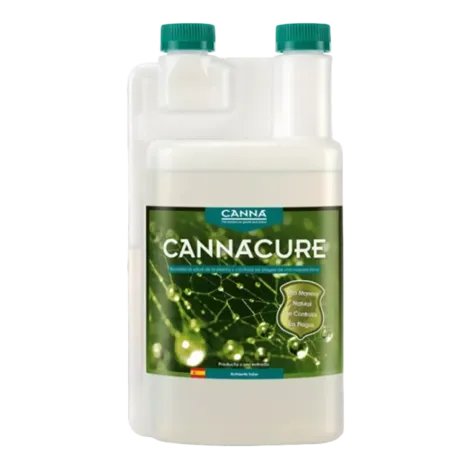 Envase de producto Canna Cure, para proteger de plagas y enfermedades, de Canna.