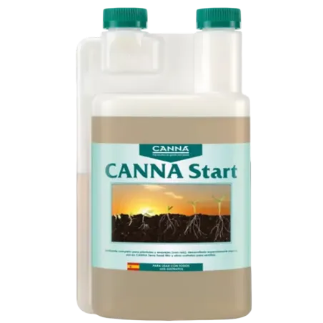Envase de Canna Start, para las primeras semanas de enraizado, de Canna.