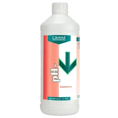 Botella de Ph- Crecimiento, para reducir el grado de acidez, de Canna.