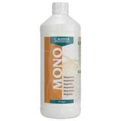 Envase de Magnesio en líquido, para complementar el crecimiento y la floración, de Canna.