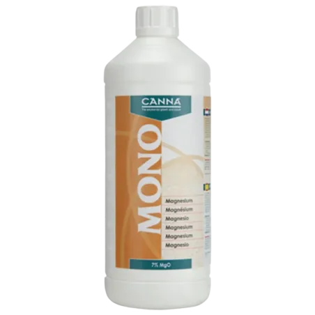 Envase de Magnesio en líquido, para complementar el crecimiento y la floración, de Canna.