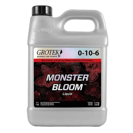 Garrafa pequeña de Monster Bloom Líquido, de Grotek.