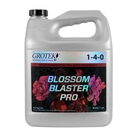 Garrafa de estimulador Blossom Blaster Pro, de Grotek.