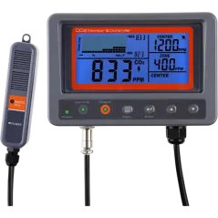 Controlador digital, para medir y mantener el nivel de Co2 deseado. Con sensor detector de luz.