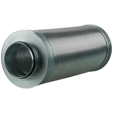 Silenciador flexible para tus conductos de extracción, fabricado en metal.