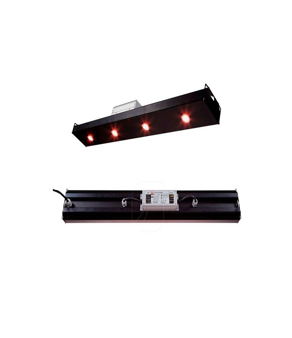 Sistema led Solux, modelo Kappa. Visto por arriba y por debajo.