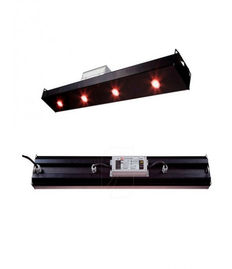 Sistema led Solux, modelo Kappa. Visto por arriba y por debajo.