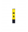 Instrumento para medir el PH, fabricado con plástico amarillo.