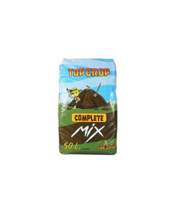 Saco de sustrato Top Crop Complet Mix, de 50 litros.