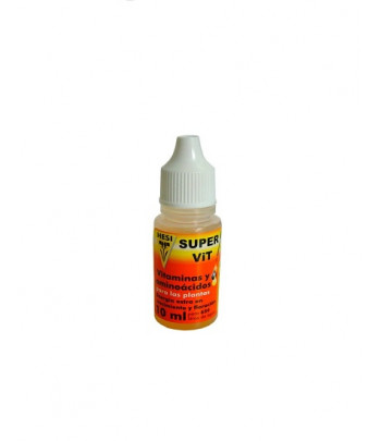 Pequeño envase de 10ml de Super Vit.